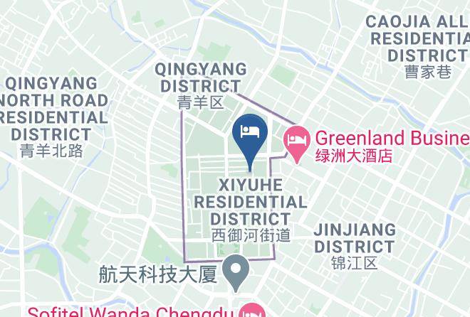 Chengdu - Jin Hai Yue Hotel Chengdu Maps