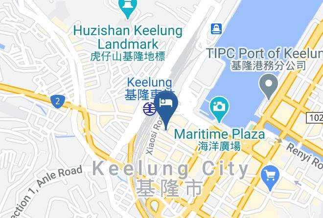 Jin Jin Business Hotel Mapa - Taiwan - Keelung City