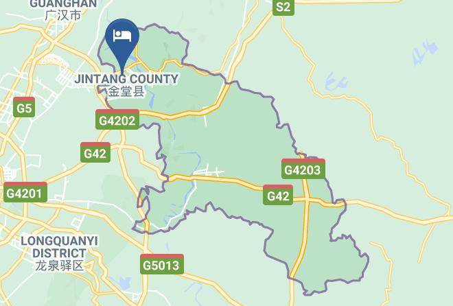 Chengdu - Jin Tang Jin Huang Peninsula Hotel Maps