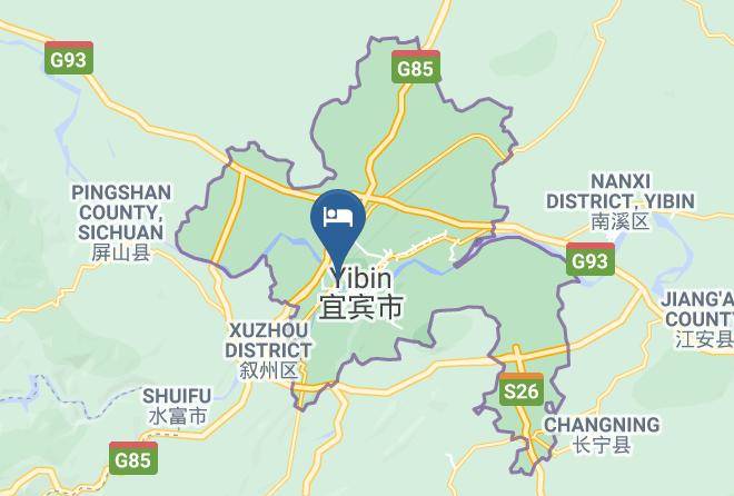 Yibin - Jin Yuan Hotel Maps