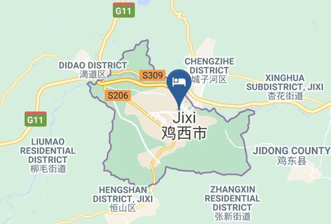 Jixi - Jin Zhaohui Express Hotel Maps
