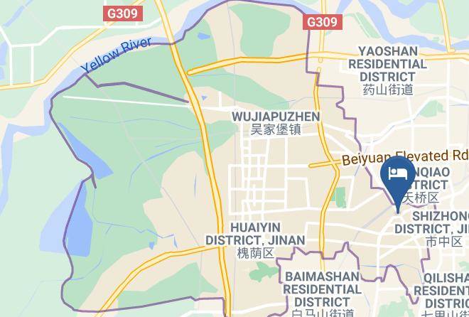 Ji Nan - Jinan Haiyuan Hotel Maps