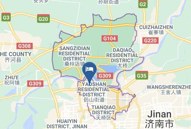 Ji Nan - Jinan Huibin Building Hotel Maps