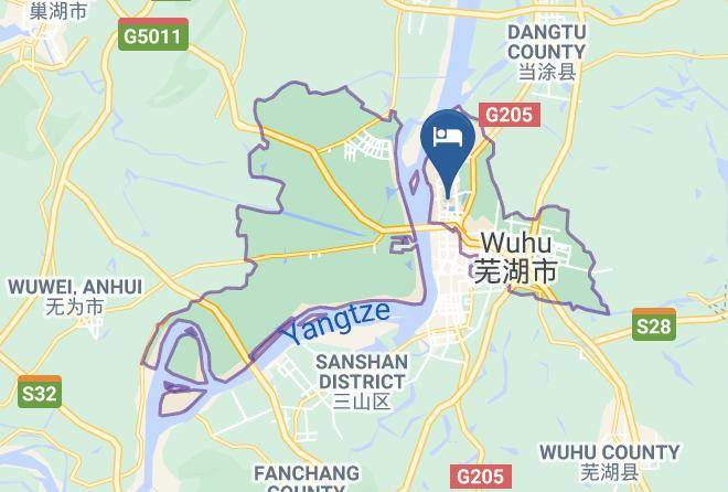 Wuhu - Jinbao Hotel Maps