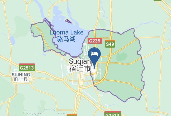 Suqian - Jinbowan Business Hotel Maps