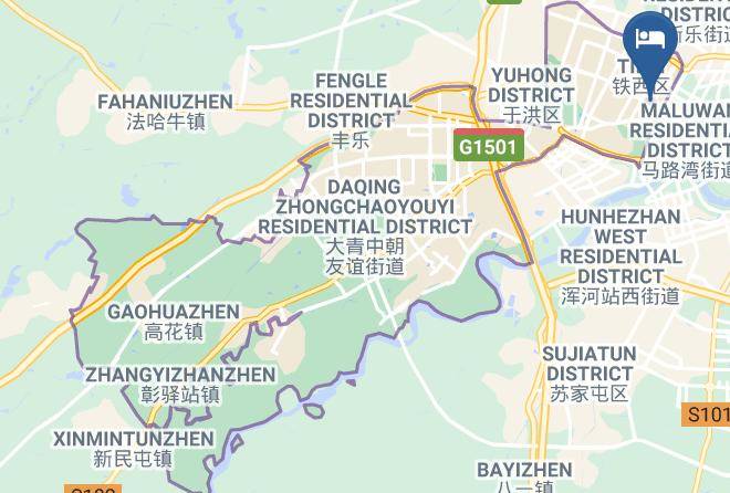 Shenyang - Jincang Wenhua Business Hotel Maps