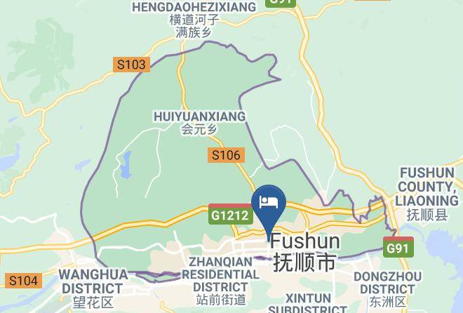 Fushun - Jincheng Hotel Maps