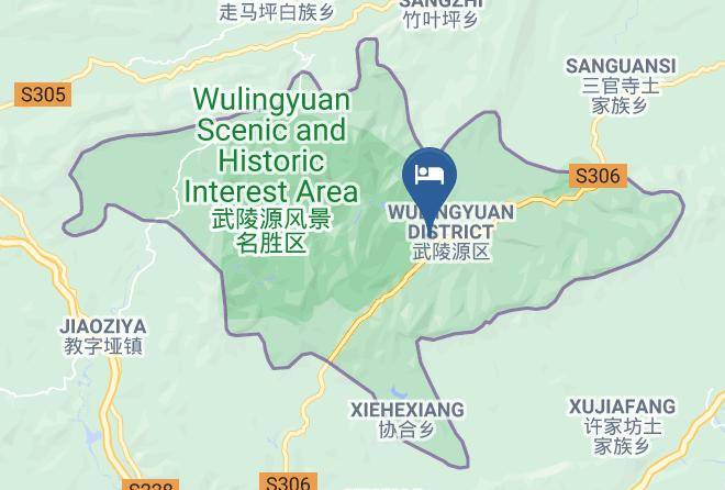 Zhangjiajie - Jinda Hotel Maps