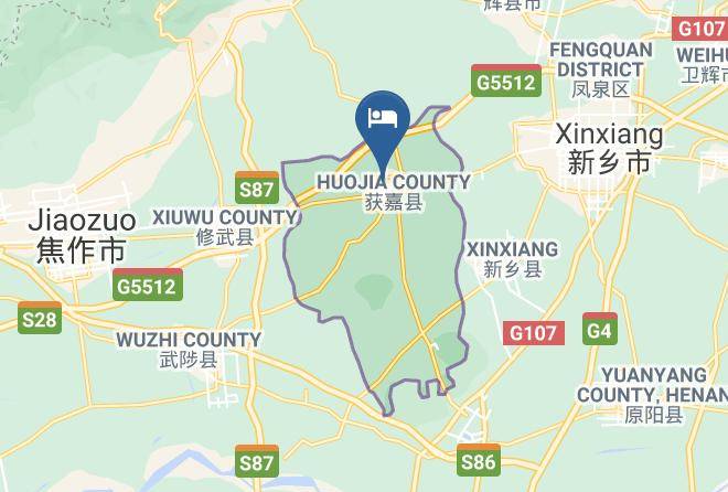 Xinxiang - Jinding Garden Hotel Maps