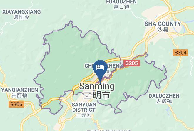 Sanming - Jinding Hotel Maps