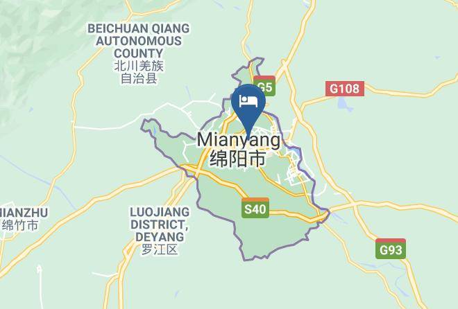 Mianyang - Jindu Business Hotel Restaurant Maps