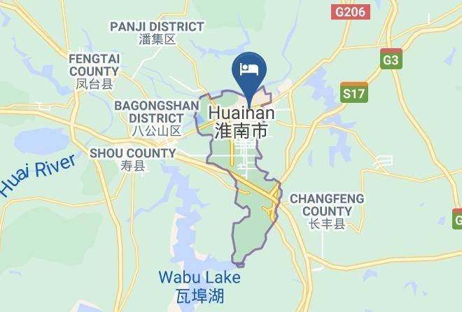 Huainan - Jindu Hotel Maps