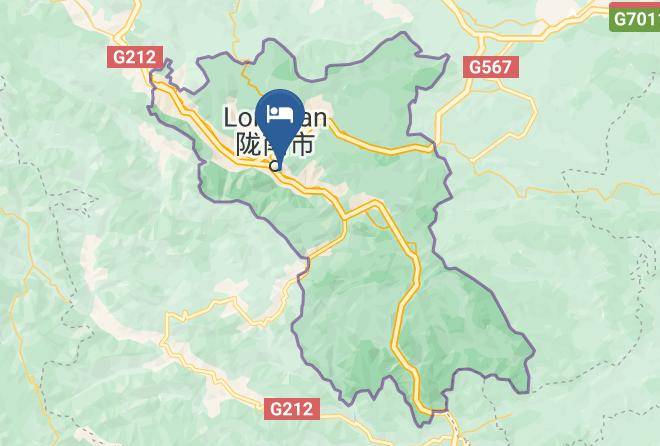 Longnan - Jindu Hotel Maps