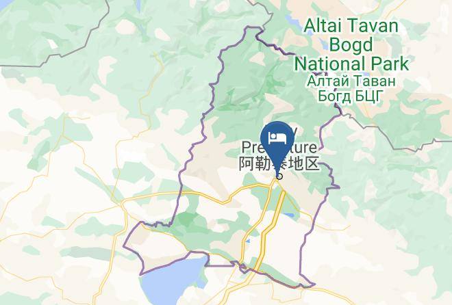 Altay Region - Jindu Hotels In Altay Maps