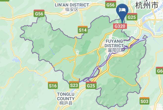 Hangzhou - Jindu Tennis Club Hotel Maps