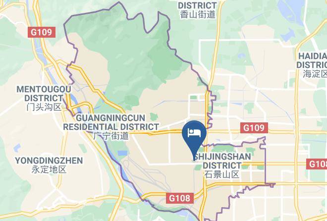 Shijingshan District - Jing Yan Hotel Beijing Maps