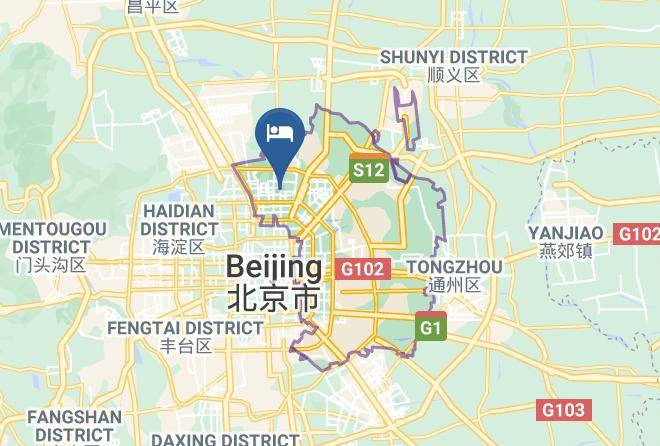 Jing Yuan Xiang Hotel Mapa
 - Beijing - Chaoyang District