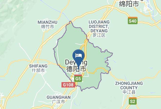 Deyang - Jingdu Business Hotel Maps