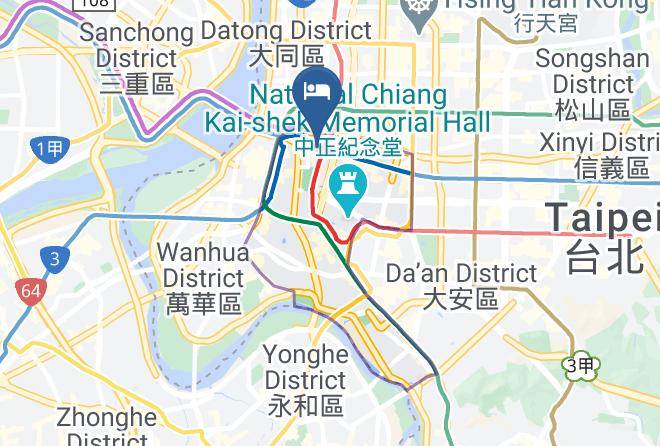 Y Hotel Taipei Map