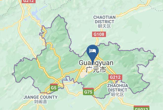 Guangyuan - Jinglan Hotel Maps