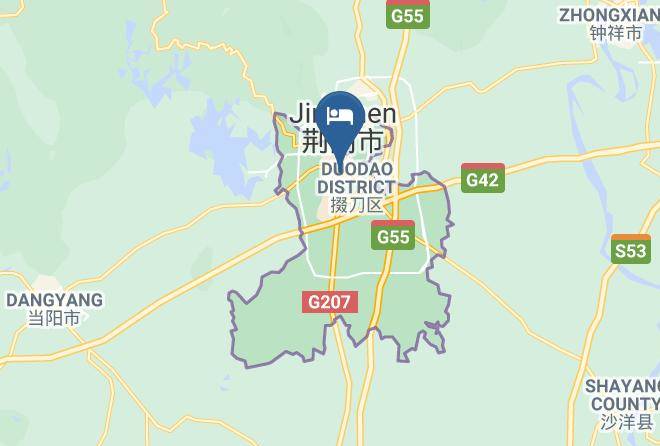 Jingmen - Jingmen Baibaoshi Hotel Maps