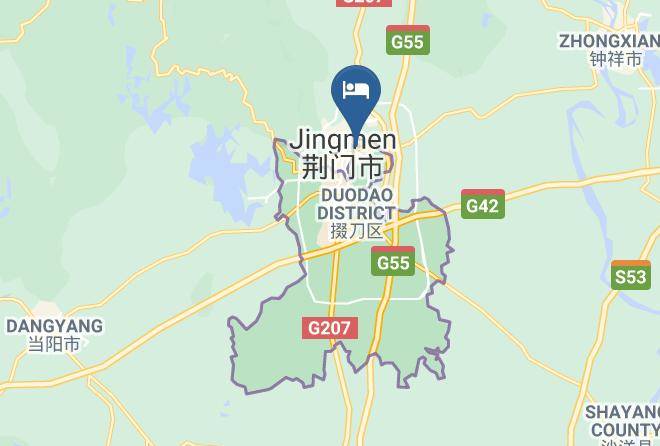 Jingmen - Jingmen Hongxinxin Hotel Maps
