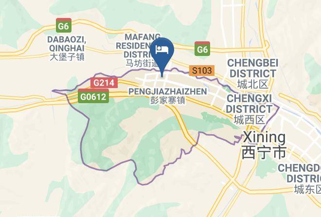 Xining - Jingti Hotel Maps