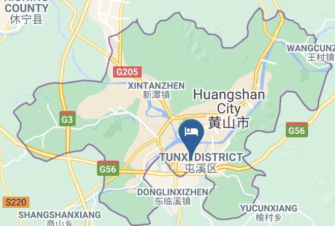 Huangshan - Jinguang Express Xinan Avenue Maps