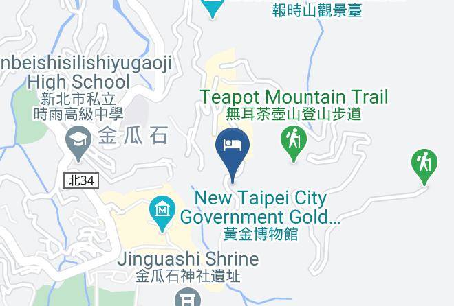 Ruifang District Jioufen - Jinguashih 101 Bed And Breakfast Maps