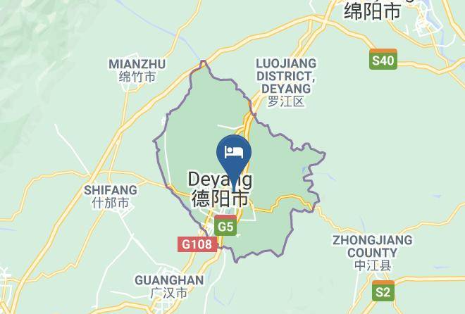 Deyang - Jingxi Hotel Maps
