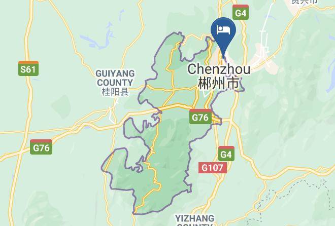 Chenzhou - Jingyang Hotel Maps
