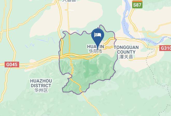 Weinan - Jingyuan Hotel Huayin Maps