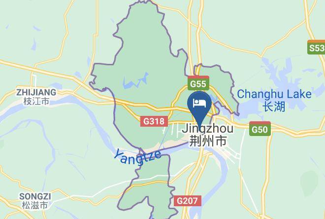 Jingzhou - Jingzhou Tiancheng Hotel Maps