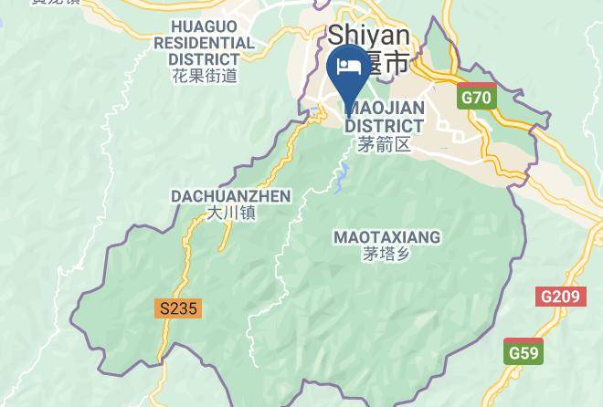 Shiyan - Jinhong Business Hotel Maps