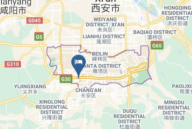 Xi An - Jinhong Hotel In Xi'an High Tech Zone Maps