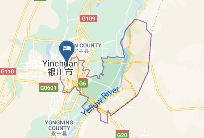 Jinhu Hotel Yinchuan Map