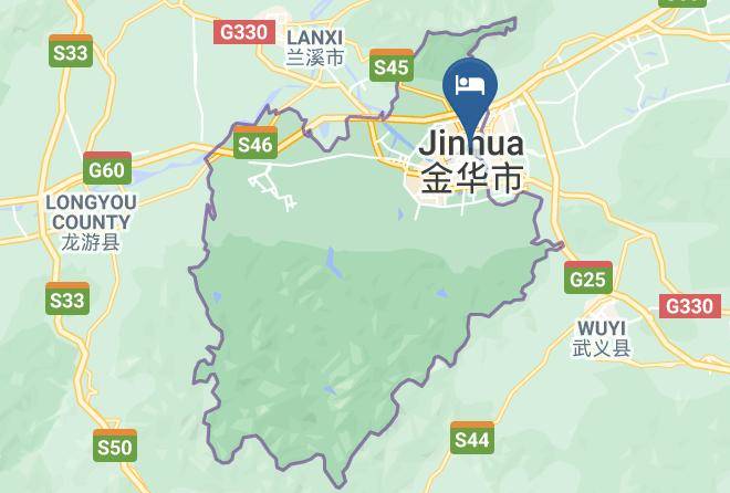 Jinhua - Jinhua Free Theme Hotel Maps
