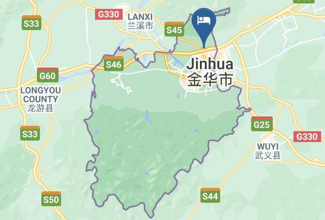 Jinhua - Jinhua Hongxia Freedom Garden Hotel Maps