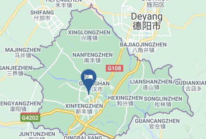 Deyang - Jinhua Hotel Maps