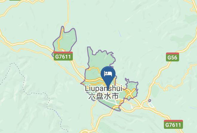 Liupanshui - Jinhuangchao Business Hotel Liupanshui Railway Station Maps