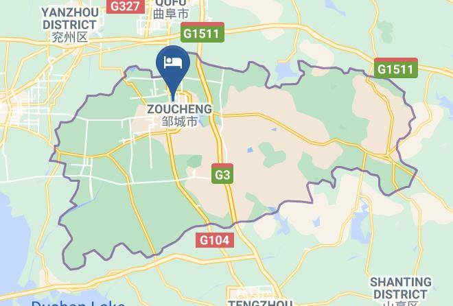Jining - Jining Zoucheng City Business Hall Maps