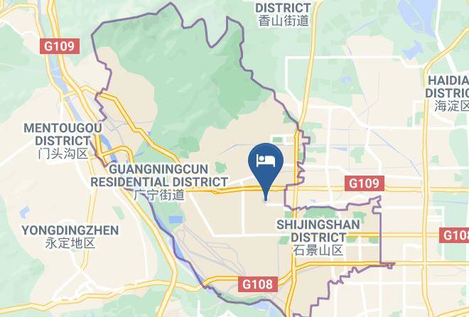 Shijingshan District - Jinjiang Inn Beijing Pingguoyuan Maps