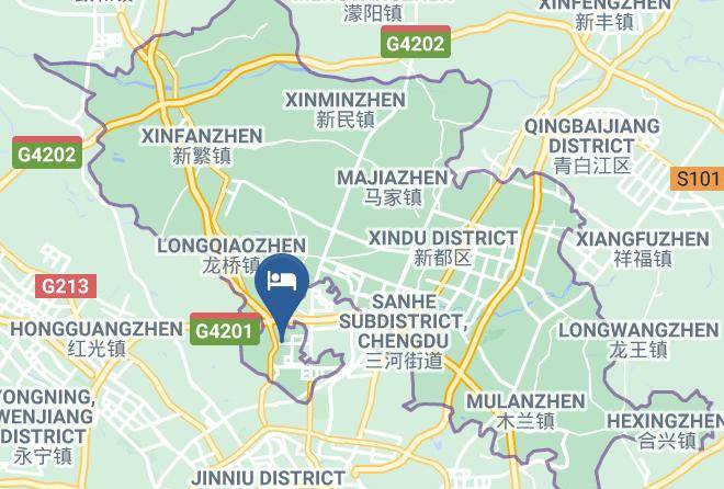 Chengdu - Jinjiang Inn Select Chengdu Daqfeng Huhui Avenue Maps