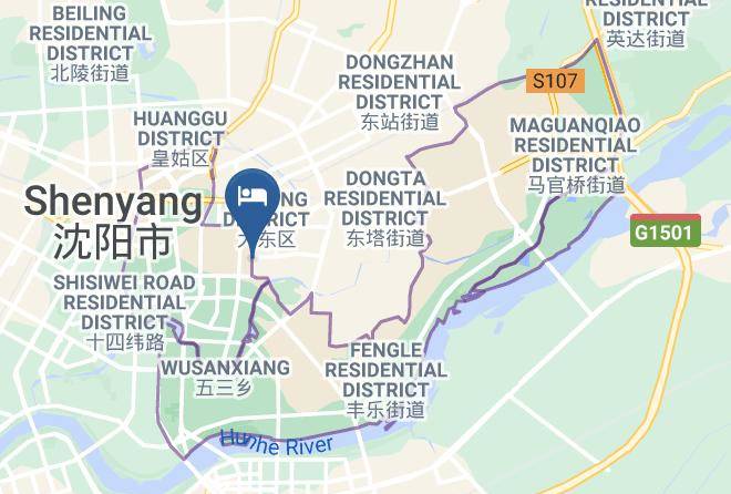 Shenyang - Jinjiang Inn Shengyang Middle Street Maps