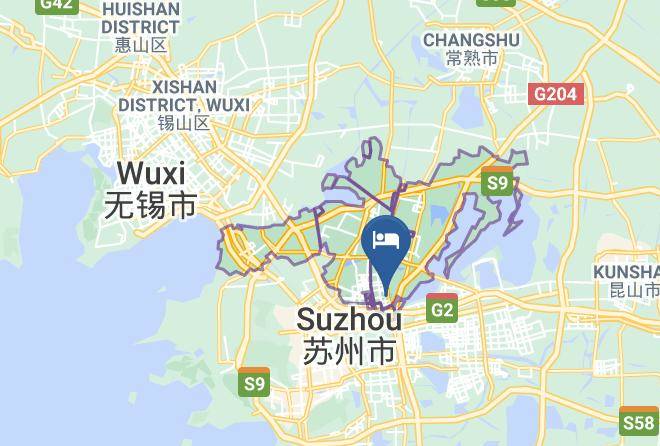 Suzhou - Jinjiang Inn Suzhou Xiangcheng Ave Maps