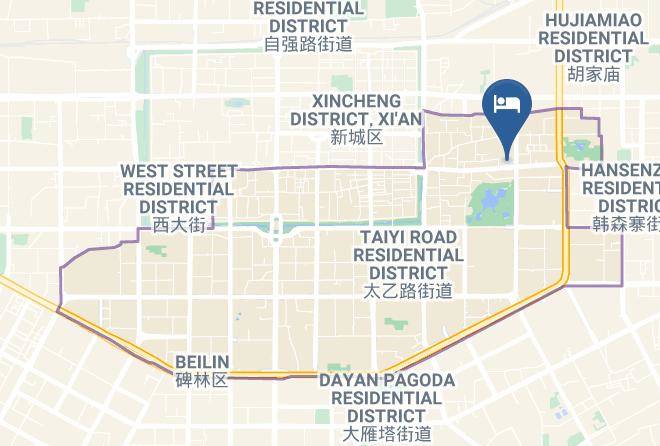 Jinjiang Inn Xi'an Dongmen Map