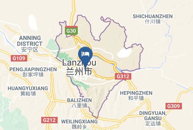 Jinjiang Sunshine Hotel Lanzhou Map