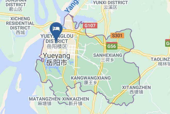 Yueyang - Jinlan Hotel Maps