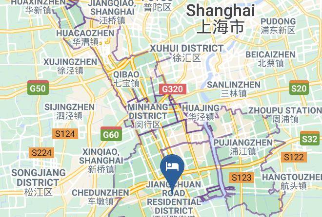 Minhang District - Jinlu Chain Hotel Shanghai Anning Maps