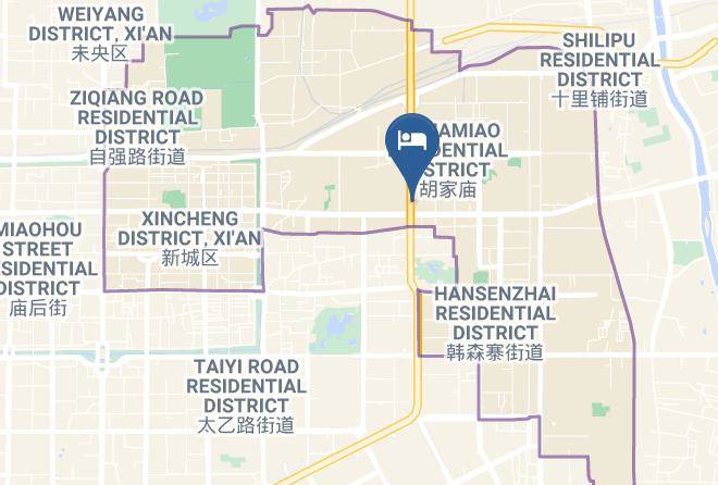 Xi An - Jinri Hongfu Hotel Maps